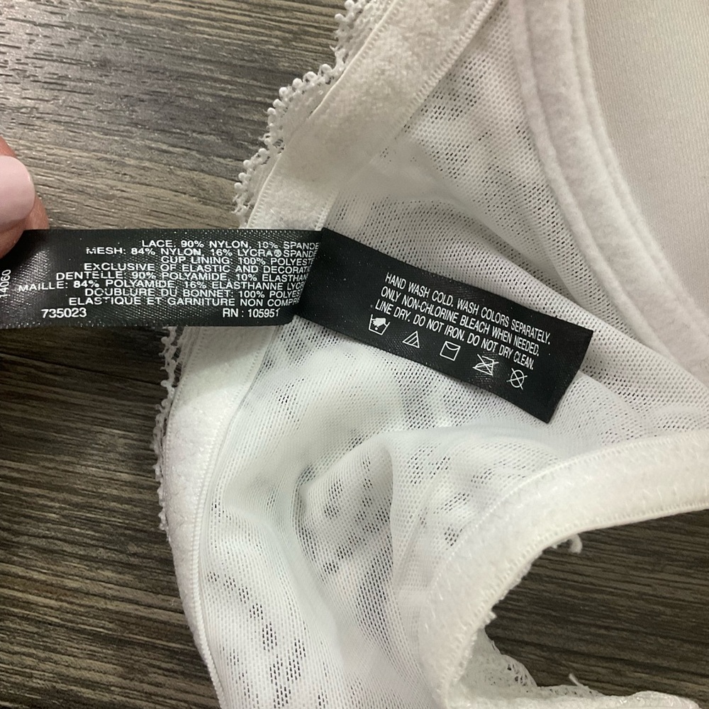 Natori Feathers Racerback T Back Bra Sz 36DDD - Picture 6 of 6